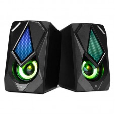 Колонки для компьютера XTRIKE SK-402 Wired Speaker с RGB подсветкой