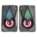 Колонки для компьютера XTRIKE SK-402 Wired Speaker с RGB подсветкой
