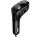 FM-модулятор (трансмиттер) в авто Baseus Streamer F40 (Bluetooth, MP3, USB, AUX) c функцией зарядного устройства на 2 USB Black
