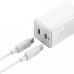 Быстрое сетевое зарядное устройство Baseus GaN2 Quick Charger 45W Type-C + Type-C (с кабелем Type-C to Type-C на 60W) White