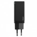 Быстрое сетевое зарядное устройство Baseus GaN2 Quick Charger 45W Type-C + Type-C (с кабелем Type-C to Type-C на 60W) Black 