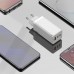 Быстрое сетевое зарядное устройство Baseus GaN2 Pro Quick Charger 65W (2 Type-C + USB-A) White