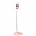 Кольцевая LED-лампа для селфи Usams US-ZB120 Stretchable Selfie Ring Light Pink