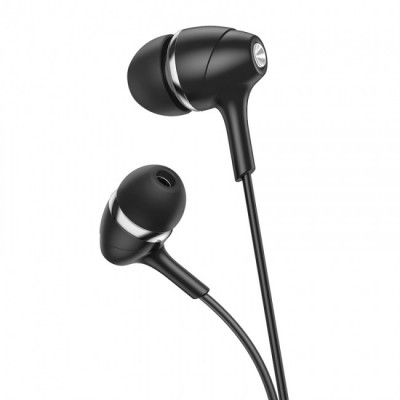 Вакуумные наушники с микрофоном Hoco M76 Maya universal earphones Black
