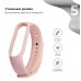 Силиконовый ремешок для фитнес браслета Xiaomi Mi Band 5 Light Pink