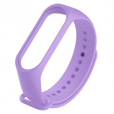 Силиконовый ремешок для фитнес браслета Xiaomi Mi Band 3/4 Lilac