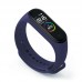 Силиконовый ремешок для фитнес браслета Xiaomi Mi Band 5 Midnight Blue