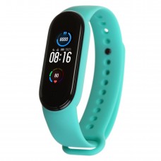 Силиконовый ремешок для фитнес браслета Xiaomi Mi Band 5 Mint