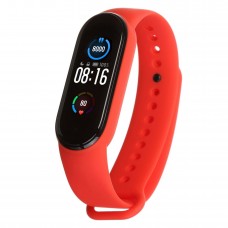 Силиконовый ремешок для фитнес браслета Xiaomi Mi Band 5 Red