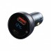 Зарядное устройство в авто с быстрой зарядкой Baseus Particular Digital Display QC+PPS Dual Quick Charger 65W (с кабелем Type-C) Dark Gray