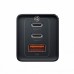 Быстрое сетевое зарядное устройство Baseus GaN2 Pro Quick Charger 65W (2 Type-C + USB-A) Black 