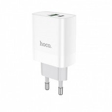 Сетевое зарядное устройство Hoco C80A Rapido PD+QC3.0 charger White
