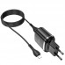 Сетевое зарядное устройство Hoco N4 (комплект с кабелем Lightning, для iPhone) 2USB, 2,4A Black