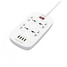 Сетевой удлинитель Ldnio SC4407 (2500W, длина шнура: 2.0m, 4 port 4USB) White