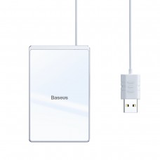 Беспроводное зарядное устройство Baseus Card Ultra-thin 15W с влагозащитой IP67 White