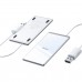 Беспроводное зарядное устройство Baseus Card Ultra-thin 15W с влагозащитой IP67 White