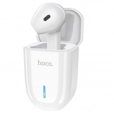 Bluetooth гарнитура Hoco E55 Flicker с зарядным чехлом White