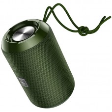 Портативная Bluetooth колонка Hoco HC1 Trendy sound с влагозащитой IPX5 (BT 5.0, AUX, USB, MicroSD, FM радио) Dark Green