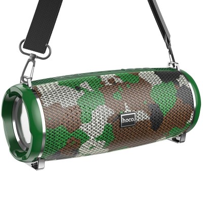 Портативная Bluetooth колонка Hoco HC2 Xpress sport с влагозащитой IPX5 (BT 5.0, AUX, USB, MicroSD, FM радио) Dark Green