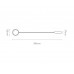 Настольная Led лампа Baseus comfort reading charging uniform light 88см White
