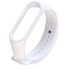Силиконовый ремешок для фитнес браслета Xiaomi Mi Band 5 White