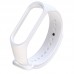 Силиконовый ремешок для фитнес браслета Xiaomi Mi Band 5 White