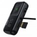 FM-модулятор (трансмиттер) в авто Baseus T typed S-16 (Bluetooth, MP3, MicroSD, AUX) c функцией зарядного устройства на 2 USB Black