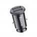 Автомобильное зарядное устройство Baseus Grain Pro Car Charger с быстрой зарядкой QC 3.0 (2 USB, 4.8A) Black