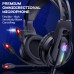 Наушники игровые Onikuma K16 с микрофоном и RGB подсветкой Black