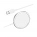 Беспроводная зарядка Hoco CW30 Pro Original series magnetic wireless fast charger Silver