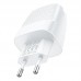 Сетевое зарядное устройство Hoco CA85A Bright (2ports USB, Type-C) PD20W+QC3.0 White