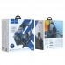 Игровые наушники Hoco W102 Cool tour с микрофоном и подсветкой Blue