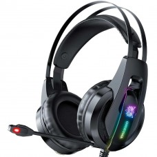 Наушники игровые Onikuma K16 с микрофоном и RGB подсветкой Black