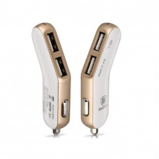 Автомобильное зарядное устройство Baseus smart-thin business series White/Gold