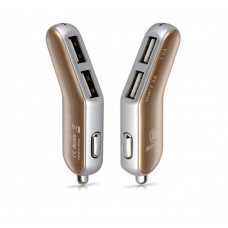 Автомобильное зарядное устройство Baseus smart-thin business series Gold/Silver