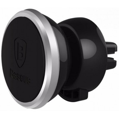 Автодержатель Baseus 360-degree Rotation Magnetic Car Air Vent Mount Holder Silver