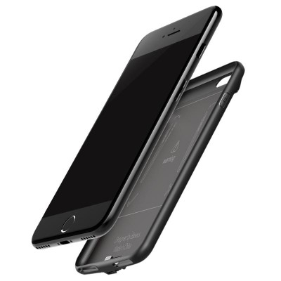 Чехол-PowerBank Baseus Plaid Backpack 2500mAh для iPhone 7/8 Black