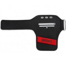 Спортивный чехол на руку Baseus Move Flexible Wristband 5" Black and Red
