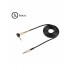 Кабель Hoco UPA02 AUX Spring audio 1m Black
