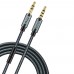 Кабель Hoco UPA04 Noble sound series AUX audio (with mic) Black