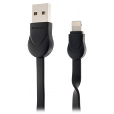 Кабель Joyroom S-L121 Waves Series Flat Cable Lightning 1M Black