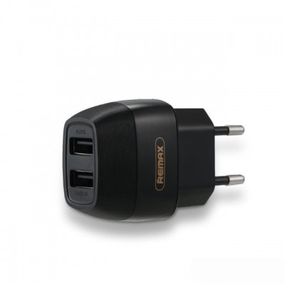 Сетевое зарядное устройство Remax RP-U29 (2USB, 2.1A) Black