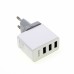 Сетевое зарядное устройство HOCO C20 YOKE 3 USB White