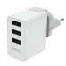 Сетевое зарядное устройство HOCO C20 YOKE 3 USB White Сетевое зарядное устройство HOCO C20 YOKE 3 USB White