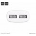Сетевое зарядное устройство HOCO C12 2USB 2.4A White