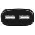 Сетевое зарядное устройство HOCO C12 2USB 2.4A Black