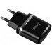 Сетевое зарядное устройство HOCO C12 2USB 2.4A Black