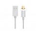 Кабель Hoco U16 magnetic adsorption microUSB Silver