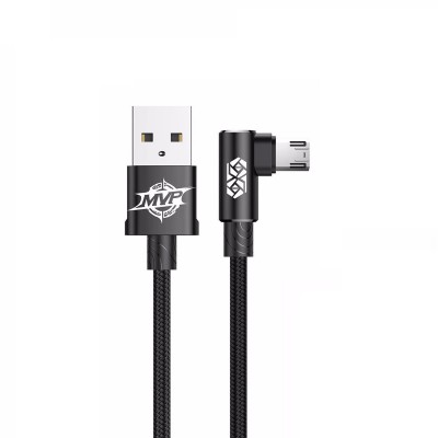 Кабель Baseus MVP Elbow microUSB 2A 1M Black