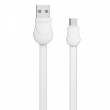 Кабель Joyroom S-L121 Waves Series Flat Cable Micro 1M White